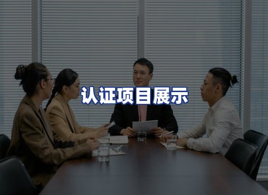 认证项目展示